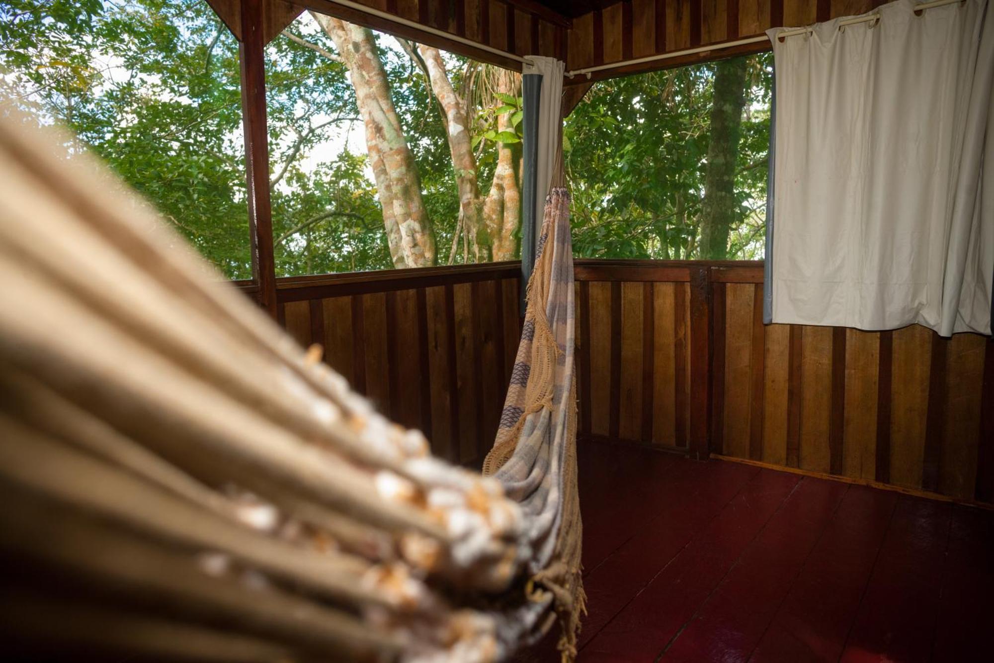 Vista Do Lago Jungle Lodge Cajual Bagian luar foto